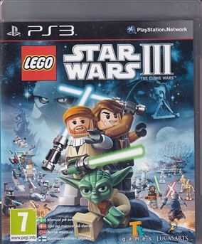 LEGO Star Wars III the Clone Wars - Danish - PS3 (B Grade) (Used) (Eng)